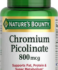 Nature's Bounty Mega Chromium Picolinate 800 Mcg Tablets 50 Ea