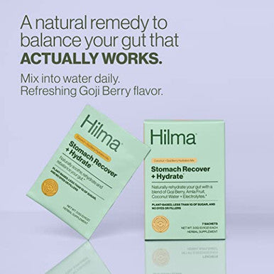 Hilma Natural Gas & Bloating Relief And Stomach Recover + Hydrate