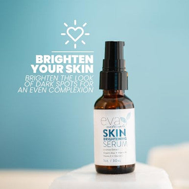 Licorice Extract Skin Brightening Serum By Eva Naturals Face Serum For An Even Complexion With Peptides Coq10 And Vitamin E