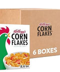 Kellogg's Corn Flakes Breakfast Cereal, Kids Cereal, Family Breakfast (6 Boxes)