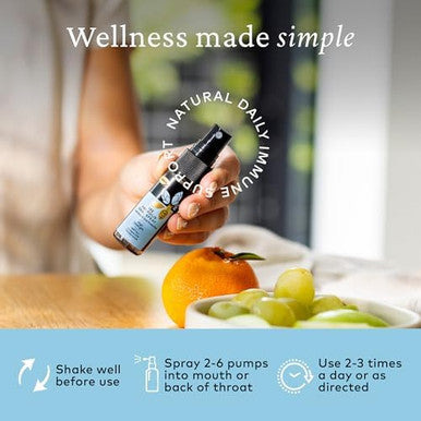 Comvita Bee Propolis Throat Spray Natural Immune Support Soothing Mint Flavor With Zealand Umf 10+ Manuka Honey Antioxidant Dietary Supplement 0.7 Fl Oz