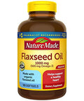 Nature Made Flaxseed Oil 1000 Mg Softgels 180 Ct