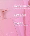Monday Haircare Volume Shampoo + Conditioner Set (2 Pack) 12Oz Each For Thin Fine And Oily Hair Made From Coconut Oil Ginger Extract & Vitamin E 100% Recyclable Bottles