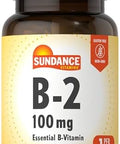 Sundance Vitamin B2 100Mg 100 Capsules Essential Vitamin Supplement Nongmo And Gluten Formula
