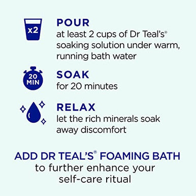 Dr Teal'S Epsom Salt Magnesium Soak Clarify & Smooth With Witch Hazel & Aloe Vera 3 Lbs