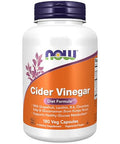Now Cider Vinegar 180 Veg Capsules Foods