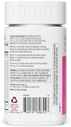 Habit Womens Multi Supplement 2 Pack (120 Capsules) - Look, Supports General Health & Wellness, 23 Essential Vitamins And Minerals, Fruit Extracts, Folate, Iron, B12, Biotin, Non-Gmo