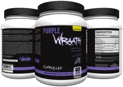 Controlled Labs Purple Wraath Bcaa And Eaa Amino Acid Supplement With Endurance Blend Intra Workout Powder Optimal Endurance Focus And Stamina (Lemonade 90 Servings)