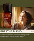 Gya Labs Breathe Essential Oil Blends - 100 Pure Natural Breathe Easy Essential Oils From Eucalyptus Peppermint And More For Humidifier Cleaner (0.34 Fl Oz)