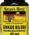 Nature's Blend Ginkgo Biloba By Nature's Blend 60 Caps 40 Mg