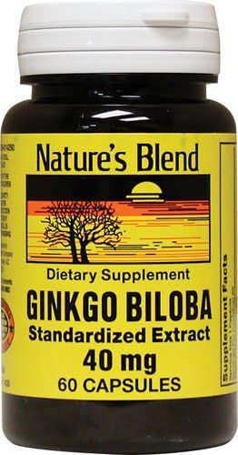 Nature's Blend Ginkgo Biloba By Nature's Blend 60 Caps 40 Mg