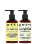 Pura D'Or Anti-Thinning Biotin Shampoo & Deep Moisturizing Conditioner Original Gold Label Set (16Oz X2) Natural Earthy Scent Clinically Tested Effective Results