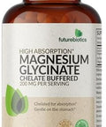 Futurebiotics Magnesium Glycinate 200 Mg Per Serving Chelated For High Absorption Gentle On Stomach Nongmo 60 Vegetarian Capsules