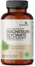 Futurebiotics Magnesium Glycinate 200 Mg Per Serving Chelated For High Absorption Gentle On Stomach Nongmo 60 Vegetarian Capsules
