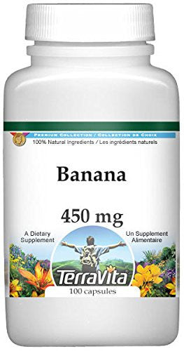 Terravita Banana - 450 Mg (100 Capsules, Zin: 519107)