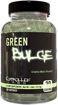 Controlled Labs Green Bulge Supplement 30 Serv Advanced Creatine Matrix Volumizer Improve Strength Stamina Performance & Muscle Recovery Caffeine & Stimulant