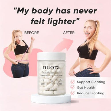 Kxvude Nuora Gut Health Capsules With Berberine Gut Biofilm Probiotic Ritual 90 Capsule