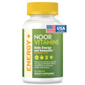 Noor Vitamins Energy+ Multivitamin Halal Vitamin for Energy Production and Immunity 26 Vitamins and Minerals Black Seed Dates Honey for Men and Women. Gelatin Free 2 Month Supply