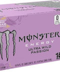 Monster Energy Ultra Wild Passion, Sugar Free Energy Drink, 16 Ounce (Pack of 15)