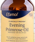 Flora Efamol Pure Evening Primrose Oil Natural Skin Supplement Aids With Skin Firmness Hydration Wrinkles & Smoothness With Omega6 Gla 90 Softgels