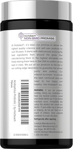 Horbaach Probiotic For Women & Men's Digestive Health 90 Capsules