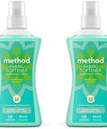 Method Fabric Softener; Beach Sage; 53.5 Ounces; 45 Loads; 2 pack; Packaging May Vary