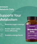 Pendulum Akkermansia and Metabolic Daily Bundle Live Probiotic Supplements Strengthen The Gut Lining Support Glp-1 Production Supports Metabolism