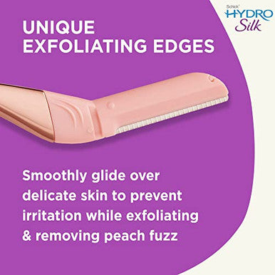 Schick Hydro Silk Dermaplaning Wand Refill Blades Refills 6 Professional Style