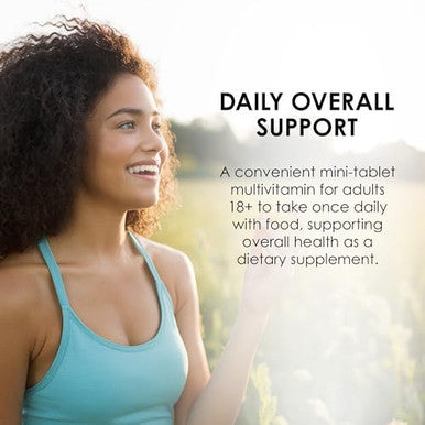 Mason Natural Daily Mini Multi Vitamins With Iron Vitamins A C D E B1 B2 B3 B6 B12 Folate & Calcium 100 Day Supply Per Bottle (3Pack)