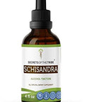Secrets of the Tribe Schisandra Tincture Alcohol Extract, Schisandra (Schisandra Chinensis) Dried Berry (4 FL OZ)