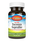 Carlson Tocomin SupraBio Full Spectrum Tocotrienol Complex NonGMO Tocotrienols Alpha Beta Gamma Delta 120 Softgels