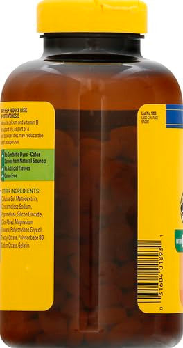 Nature Made Calcium Magnesium Oxide Zinc With Vitamin D3 Helps Support Bone Strength Tablets 300 Count