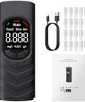 Proster Dual-Sensor Portable Breathalyzer With Voice Prompts & 20 Mouthpieces - Rechargeable Digital Alcohol Tester Professional Accuracy Fast 4-Second Results For Personal & Workplace Use