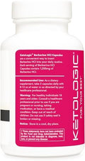 Ketologic Berberine Hcl (1200Mg) 60 Capsules Gluten 30 Servings
