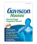 Gaviscon Anti Nausea Ginger Capsules - 18 Count - Tablets For Nausea Relief & Digestion Support Natural Ginger - Free Of Aluminum Lactose And Gluten