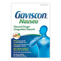 Gaviscon Anti Nausea Ginger Capsules - 18 Count - Tablets For Nausea Relief & Digestion Support Natural Ginger - Free Of Aluminum Lactose And Gluten