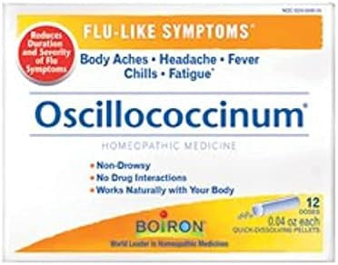 Boiron Oscilloccinum 12 Dose 0.04 Oz Each