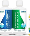 Beam Minerals Micro-Boost Humic Mineral Blend & Electrolyze Liquid And Insta-Lytes Natural Liquid Electrolytes 2Oz