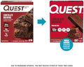 Quest Nutrition Chocolate Brownie Protein Bars, 20g Protein, 4g Net Carbs, 1g Sugar, High Fiber, Gluten Free, Keto Friendly, 4 Count