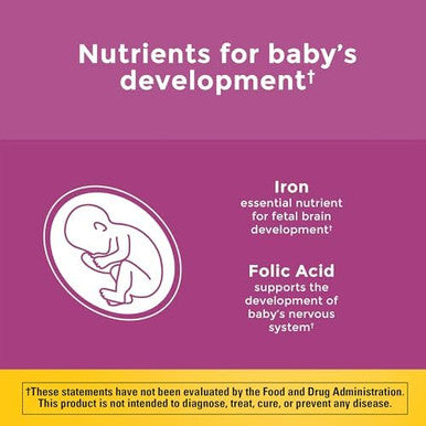Nature Made Prenatal Multivitamin With Folic Acid Prenatal Vitamin And Mineral Supplement For Daily Nutritional Support 250 Tablets 250 Day Supply