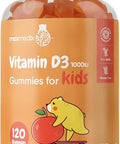 Maxmedix Kids Vitamin D3 1000Iu 120 Vitamin D Gummies For Kids (4-Month Supply) Low Sugar Vit D3 Gummies Natural Orange Flavor 1 Gummy Per Day Gluten-Free Non-Gmo Gmp-Approved