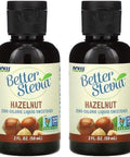 Now Foods Betterstevia Hazelnut Zerocalorie Liquid Sweetener Keto Friendly Suitable For Diabetics No Erythritol 2Ounce