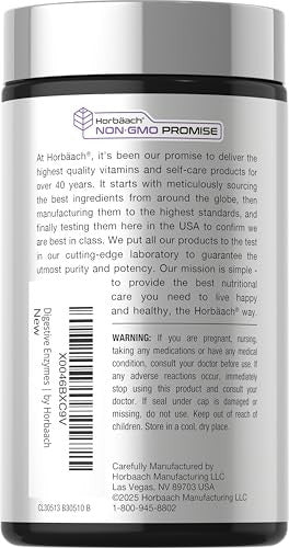 Horbaach Essential Digestive Enzymes 250 Capsules