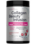 Neocell Collagen Peptides Powder 9.1 Oz Grass Fed Bovine With Biotin And Hyaluronic Acid Cranberry Cocktail Flavored Beauty Infusion Drink Mix Hair Skin & Nails