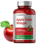 Horbaach Apple Cider Vinegar Capsules 150 Count 2400Mg