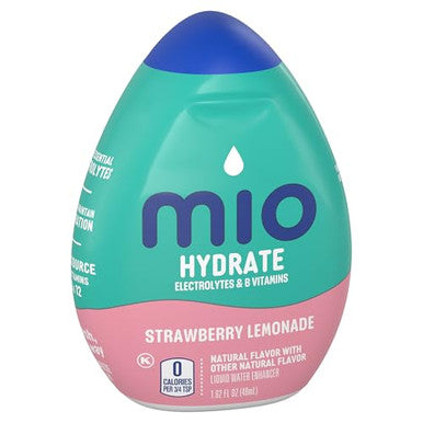 Mio Hydrate Strawberry Lemonade Liquid Water Enhancer With Electrolytes & B Vitamins 1.62 Fl Oz Bottle