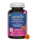 Nature'S Way Pearls Probiotic Women'S Gummy 3-In-1 Reduces Occasional Bloating Supports Digestive & Vaginal Health Gluten Free Orange Flavored 60 Gummies (Packaging May Vary)