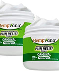 Hempvana Relief Cream 2 Pack with Seed Extract Relieves Inflammation Muscle Joint Back Knee Nerves and Arthritis Made in USA 3oz Paraben Free Vegan Cruelty Free As Seen On TV