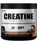 Asitis Nutrition As-It-Is Atom Creatine Monohydrate 100G - 32 Servings Dope Free Enhances Performance Promotes Muscle Gains Coffee Fusion Flavour