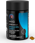 Mitoq Advanced Epa Omega-3 â€“ High-Purity 800Mg Epa Fish Oil Supplement With Vitamin K2 D3 E Cardiovascular Brain Cellular Support No Fishy Aftertaste 60 Softgels